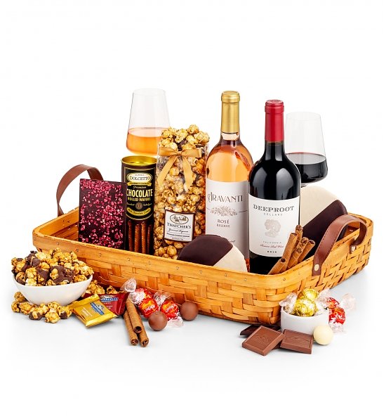 Cupid Classic 2 Wine Gift Tray